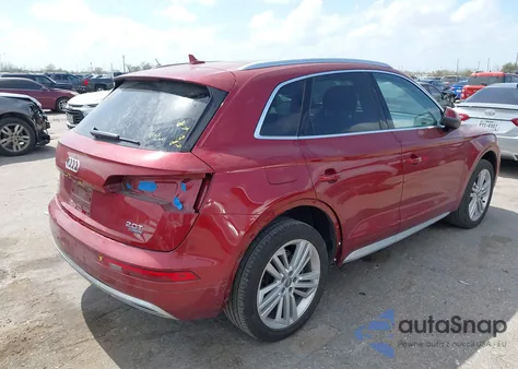 2018 Audi Q5 2.0T Premium/2.0T Tech Premium from USA, damaged, VIN WA1BNAFY8J2142030